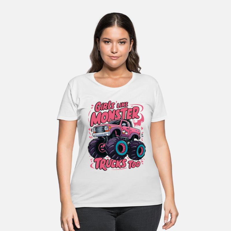 Girls Like Monster Trucks Too for Women