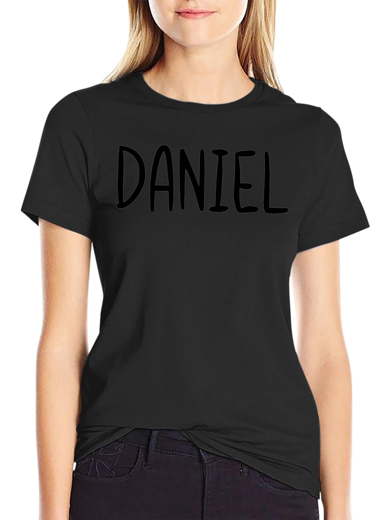 Daniel Black Crew Neck T-Shirt