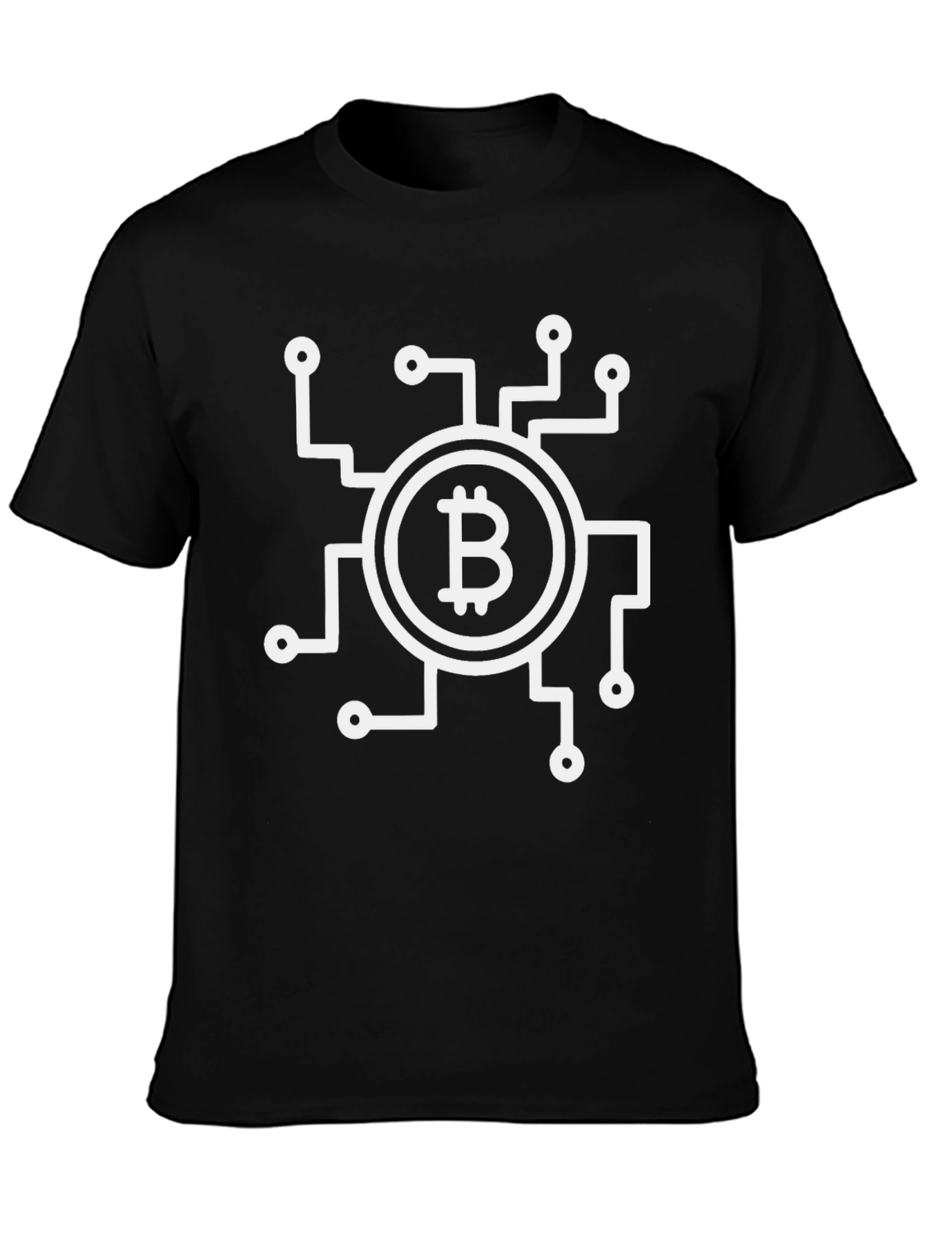 Bitcoin Circuit Black T-Shirt