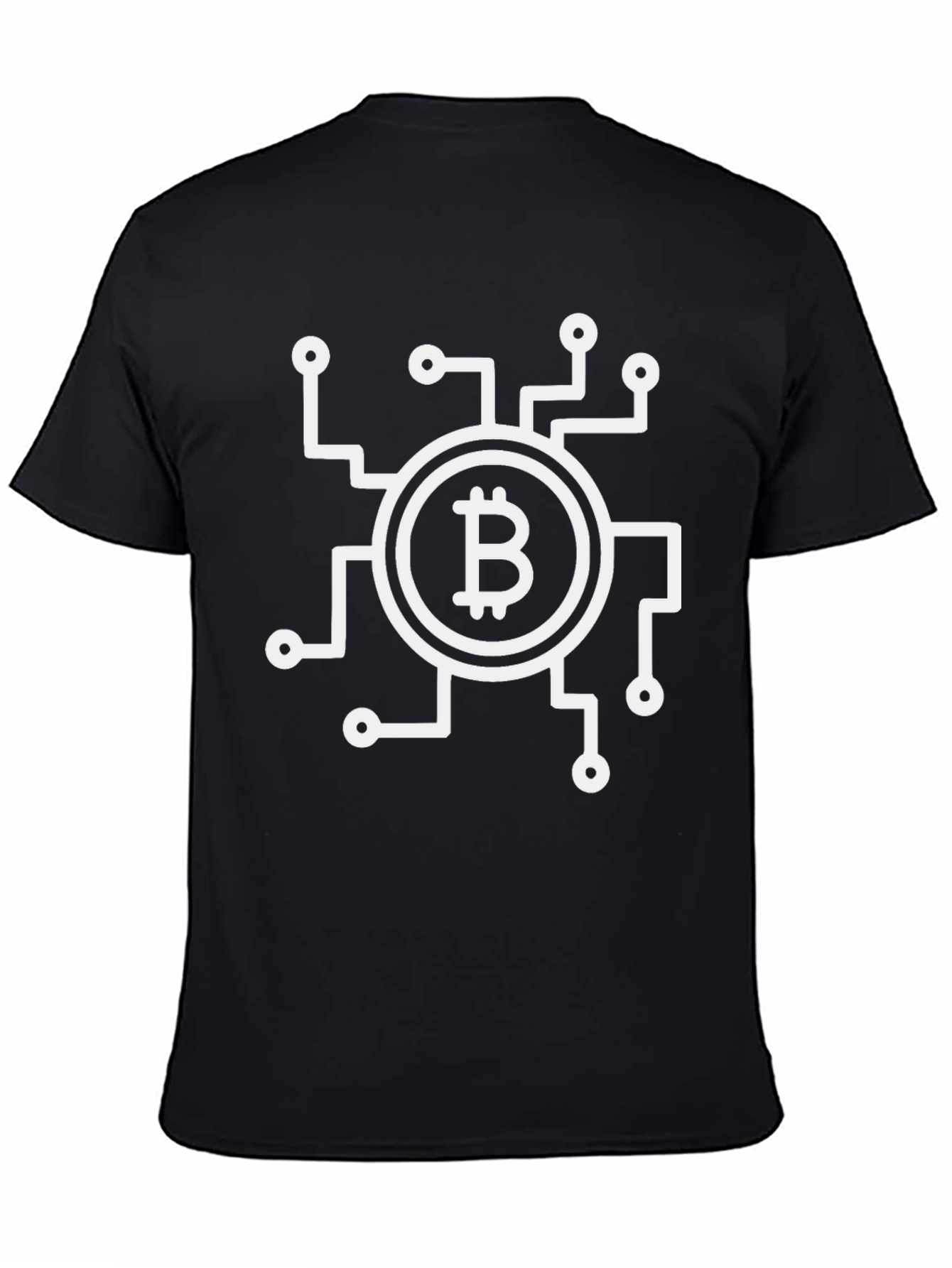 Bitcoin Circuit Black T-Shirt