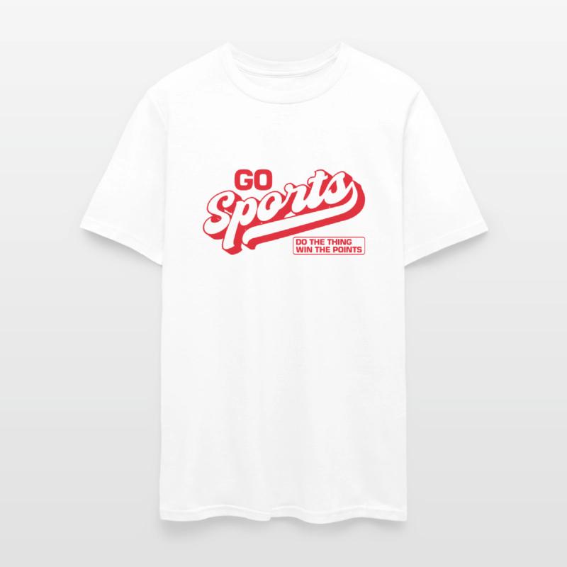 Go Sports Do The Thing Win The Points Funny Retro