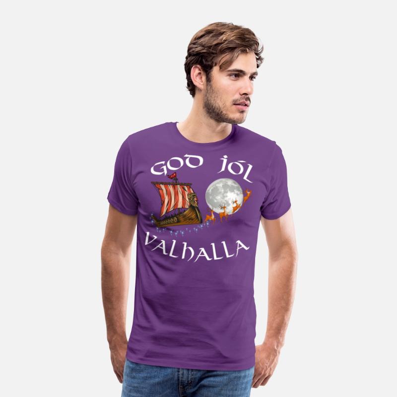 God Jol Valhalla Christmas Viking Dragon Boat