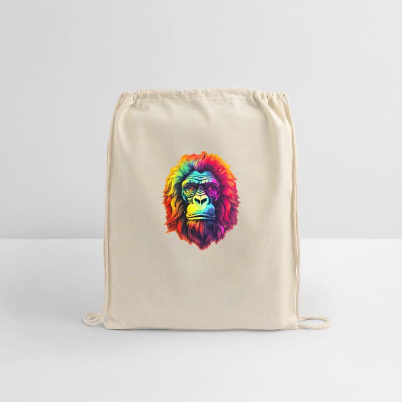 Gorilla Chic in Vibrant Psychedelic Zoo