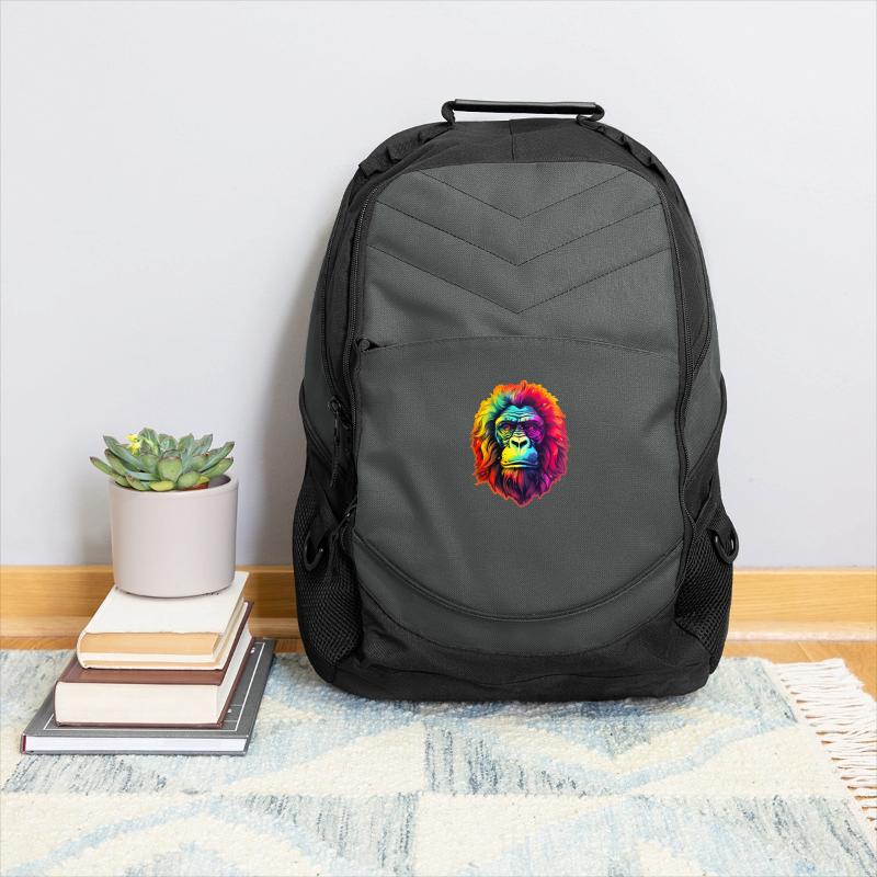 Gorilla Chic in Vibrant Psychedelic Zoo