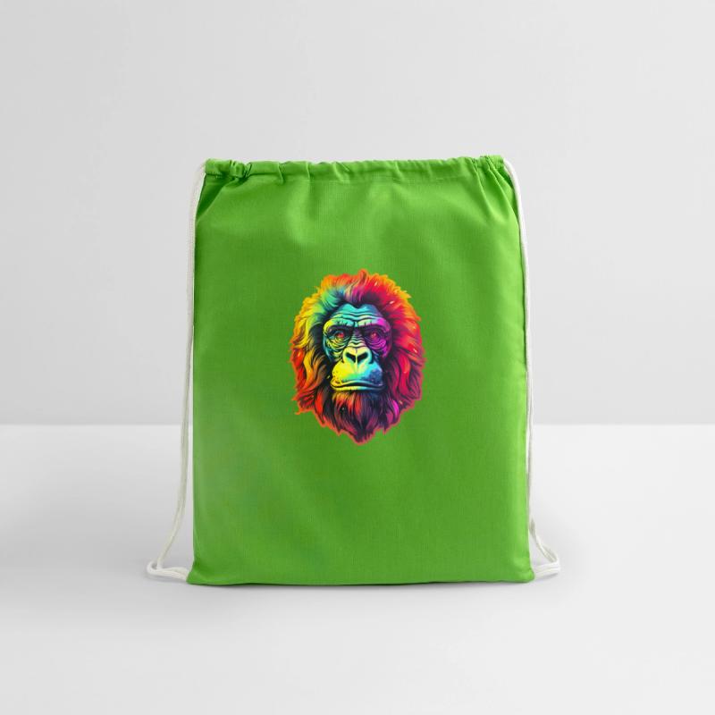Gorilla Chic in Vibrant Psychedelic Zoo
