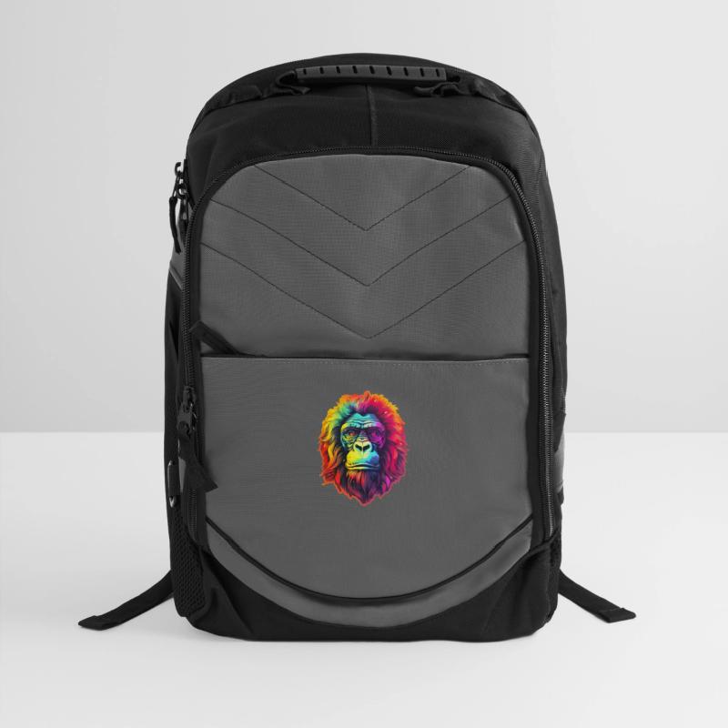 Gorilla Chic in Vibrant Psychedelic Zoo