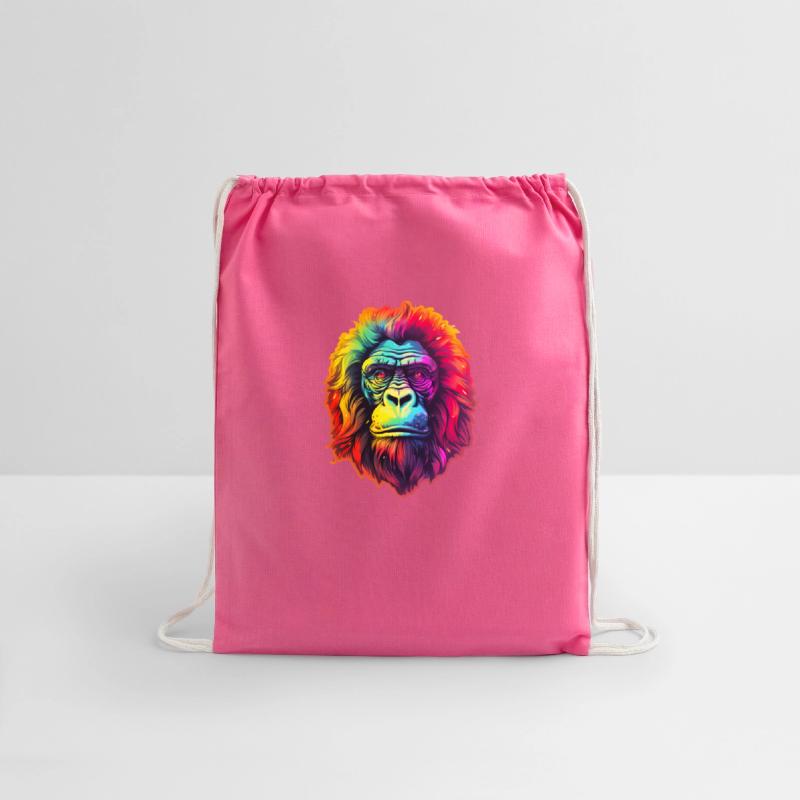 Gorilla Chic in Vibrant Psychedelic Zoo