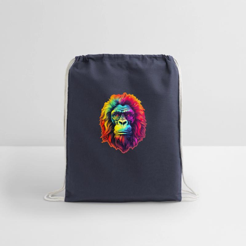 Gorilla Chic in Vibrant Psychedelic Zoo