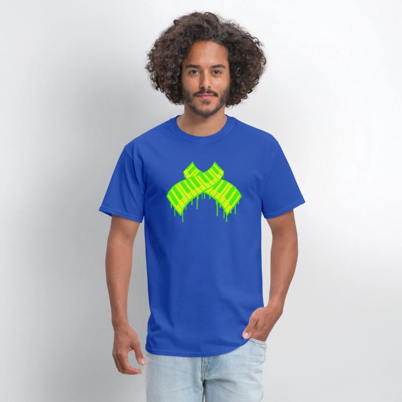 Graffiti Drops Grand Piano Synthesizer Keyboard DJ