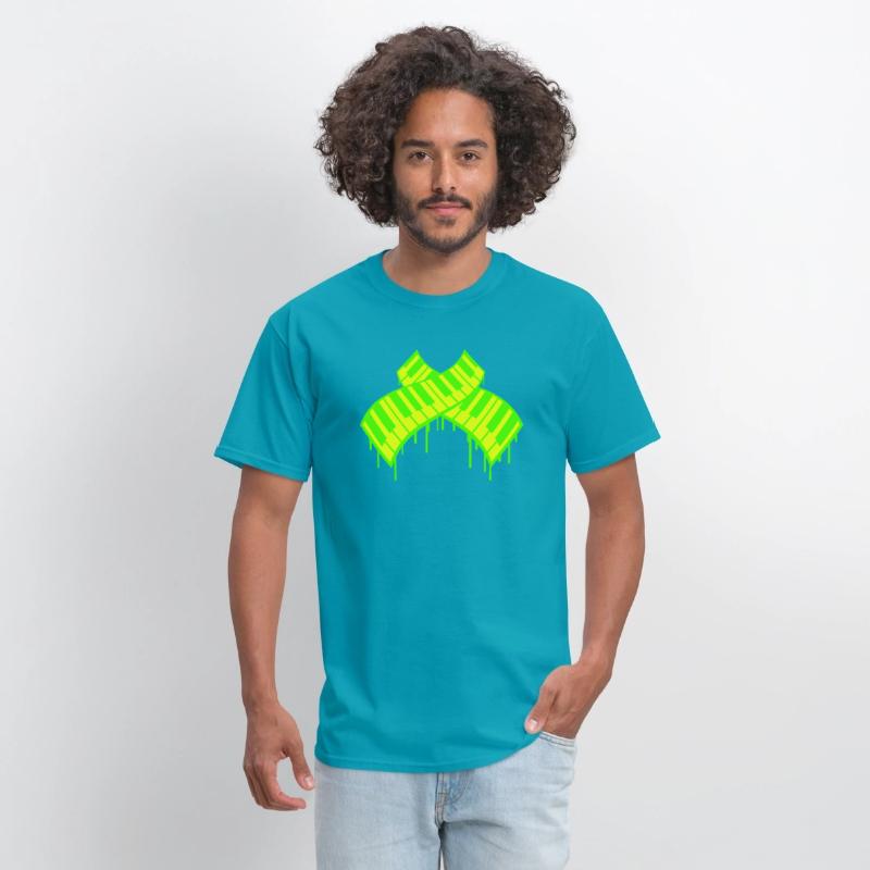 Graffiti Drops Grand Piano Synthesizer Keyboard DJ