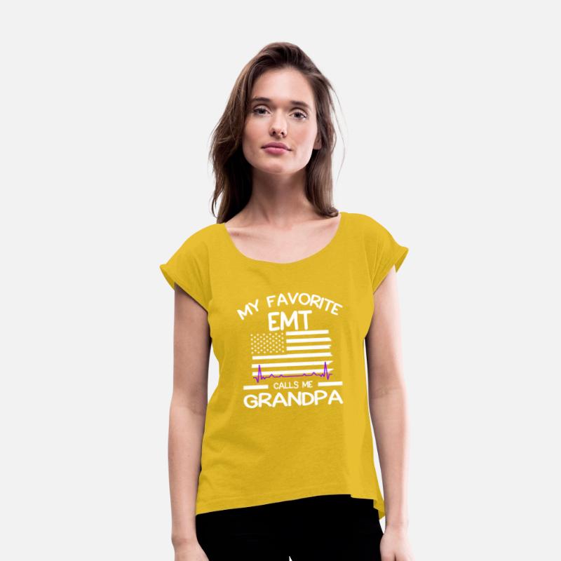 Grandpa of EMT American Flag Paramedic