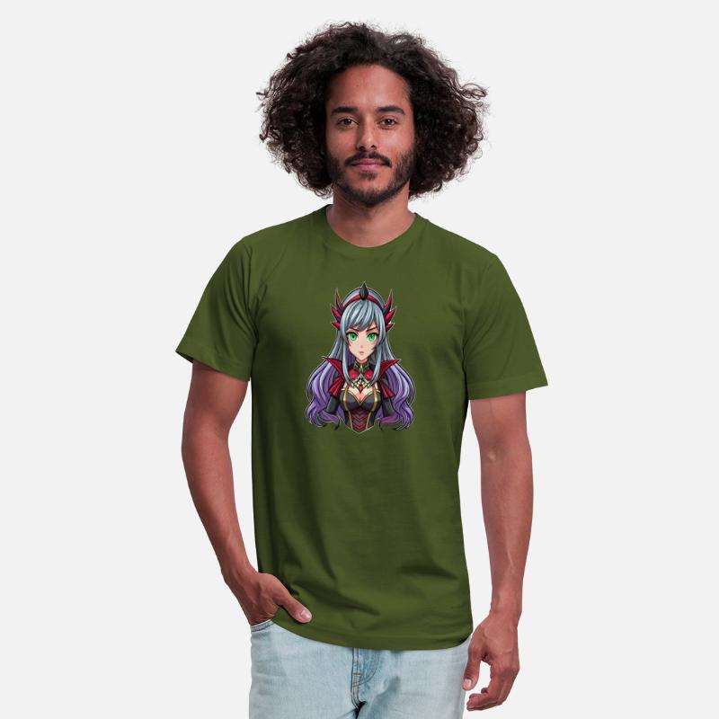 Green Eyes Gothic Anime Girl