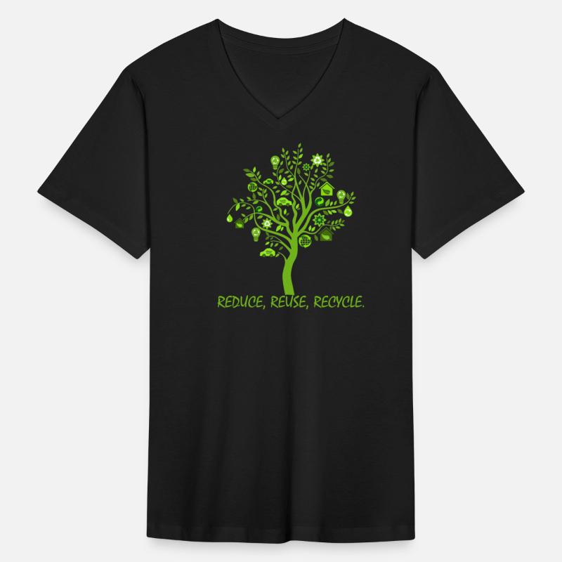 Green Wood Reduce Reuse Recycle Shirt