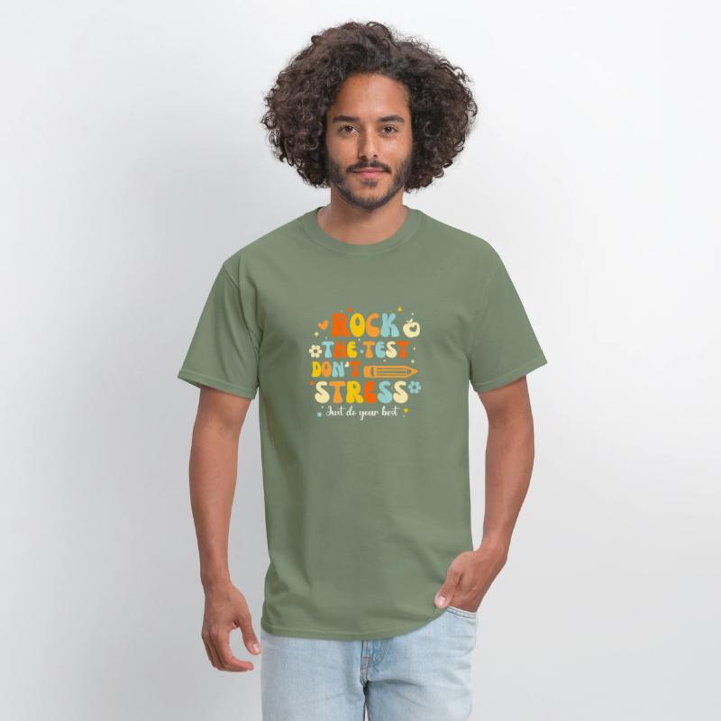 Groovy Rock The Test Don't Stress Just Do Your