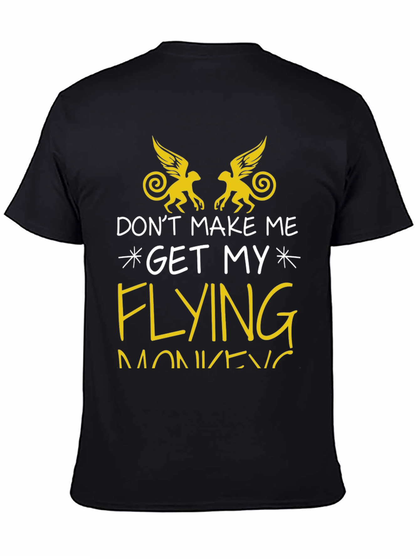 Flying Monkey Graphic Tee - Funny Novelty T-Shirt