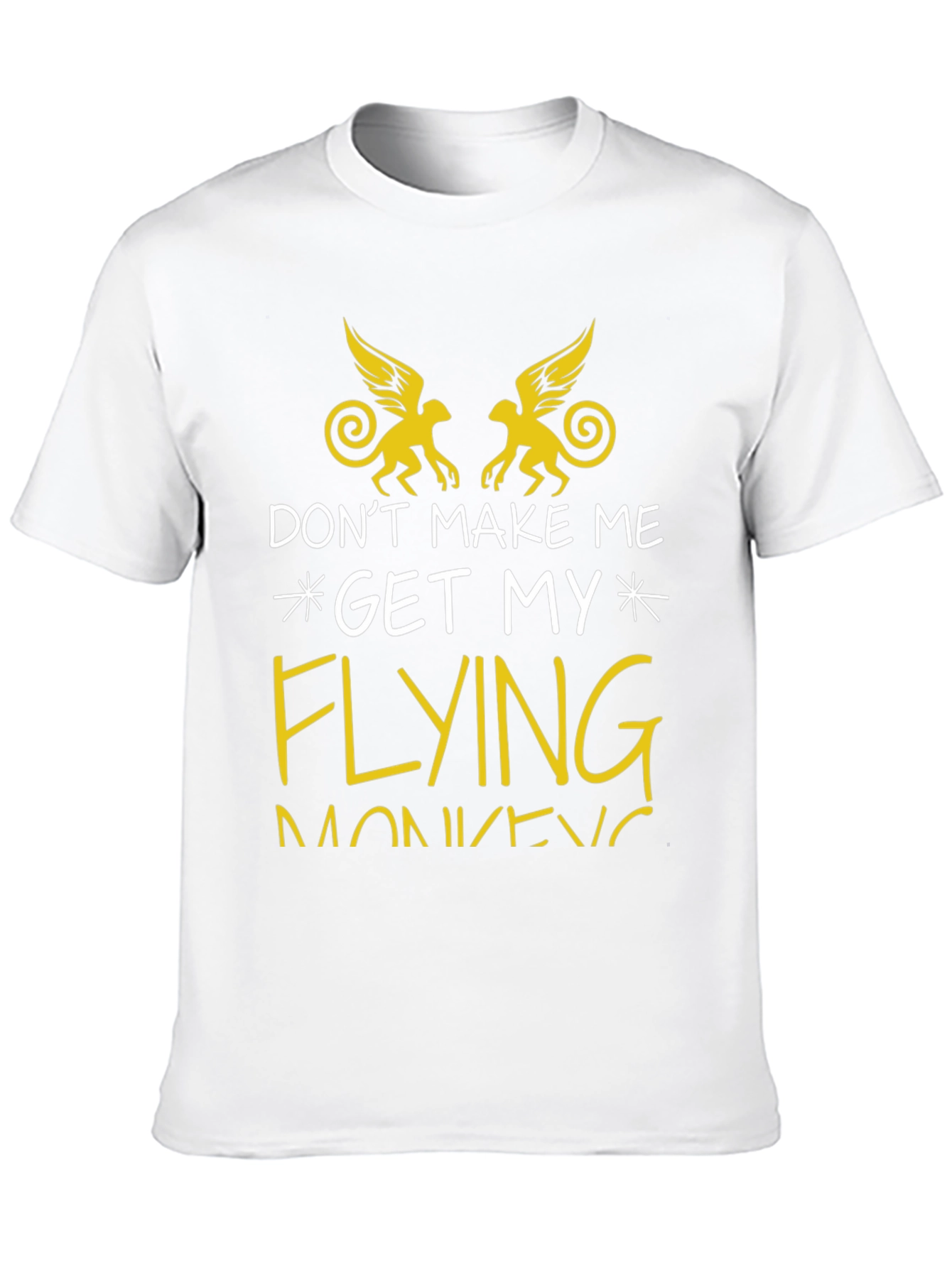 Flying Monkey Graphic Tee - Funny Novelty T-Shirt