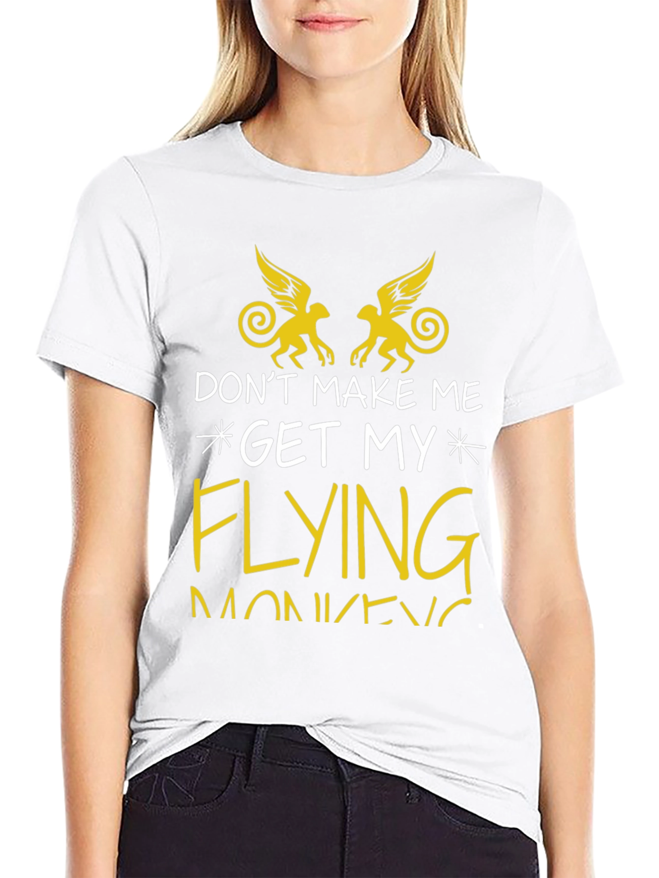 Flying Monkey Graphic Tee - Funny Novelty T-Shirt