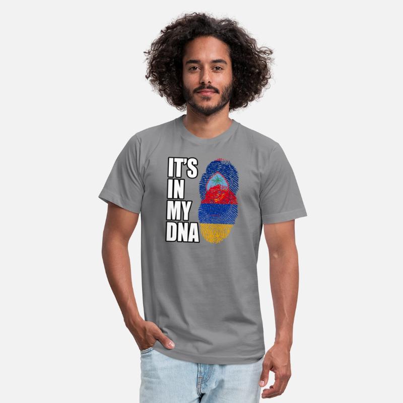Guam And Armenian Mix Heritage DNA Flag