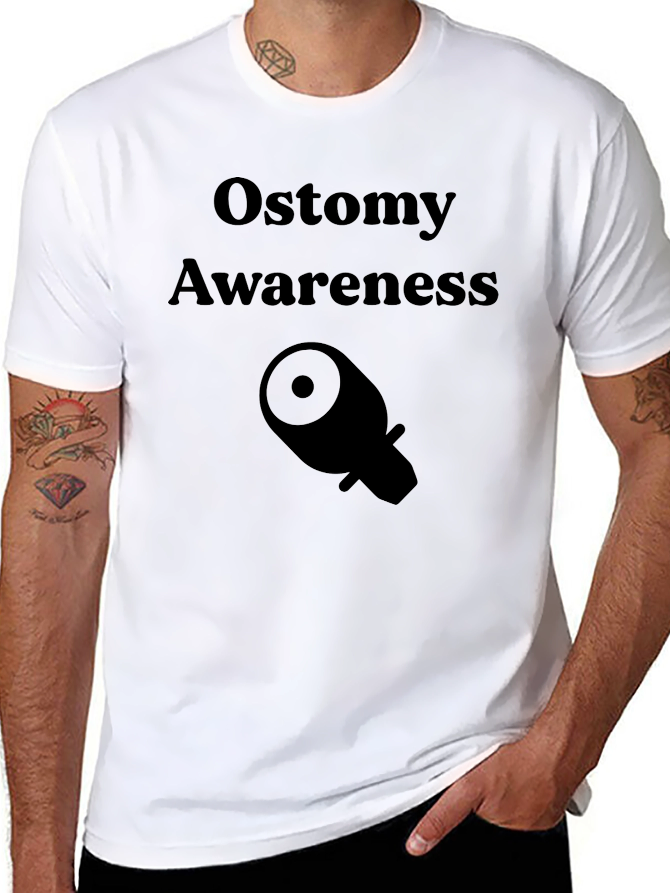 Ostomy Awareness T-Shirt - Support & Comfort