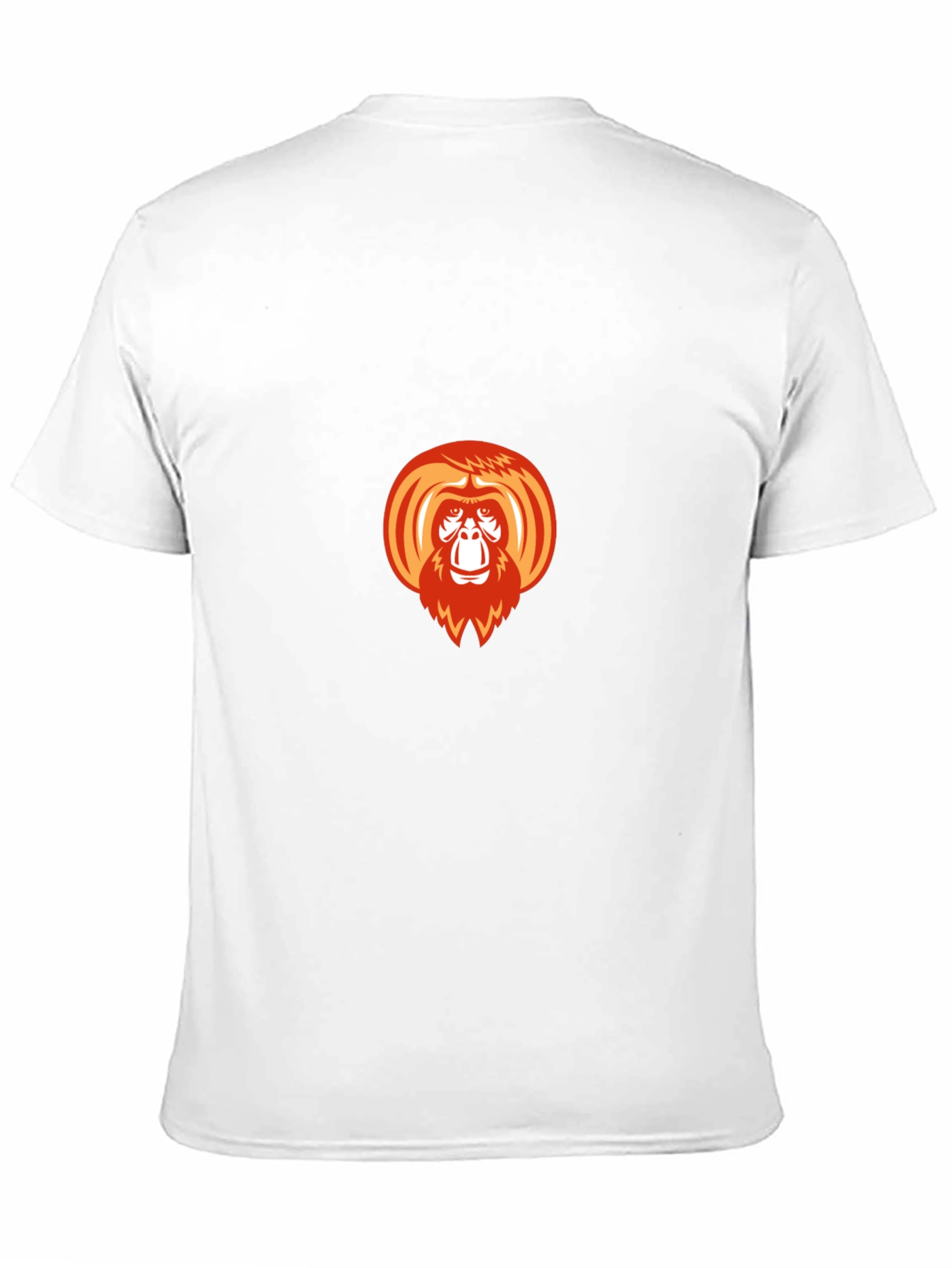 Orangutan Graphic Print Black T-Shirt