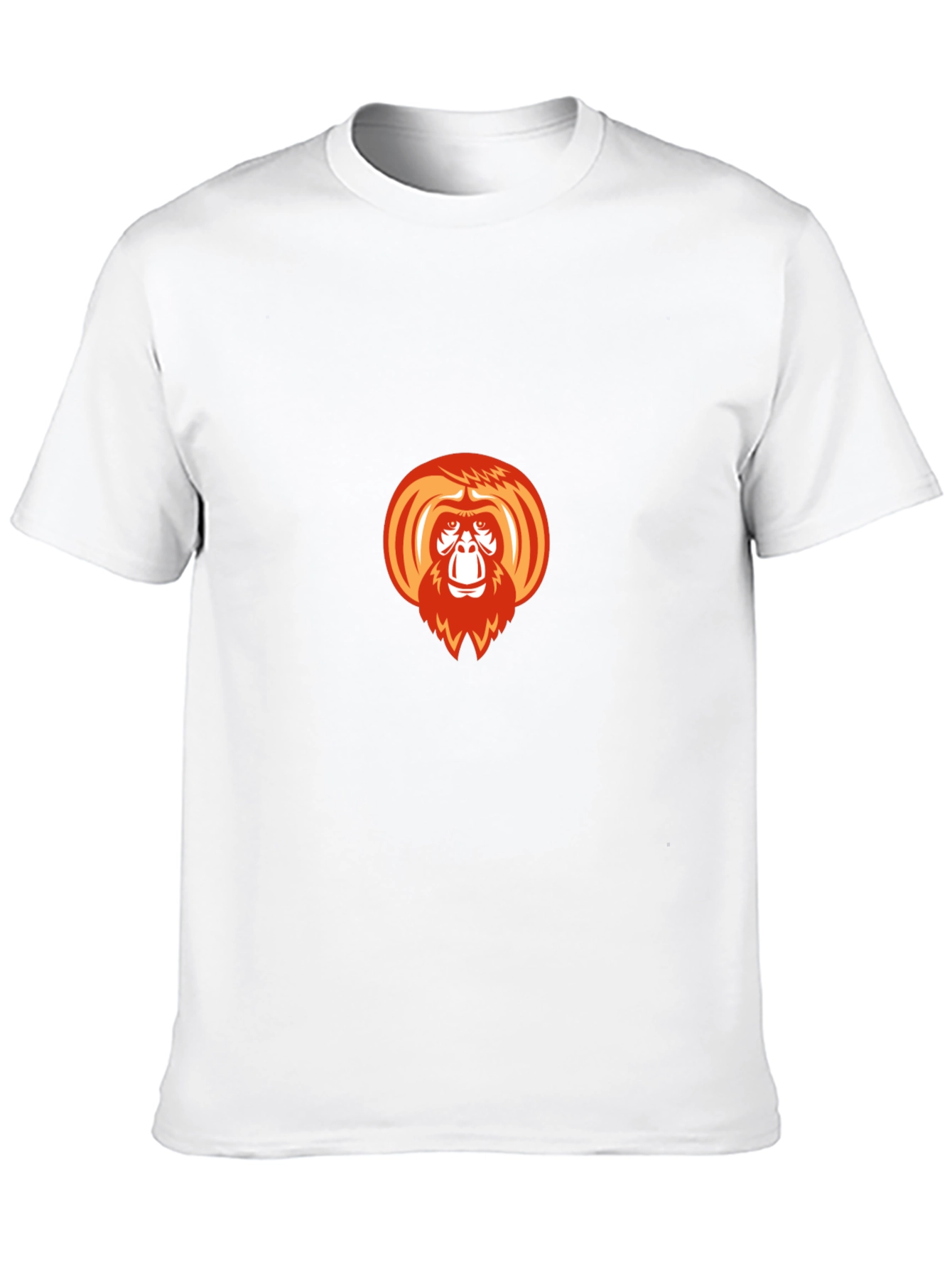 Orangutan Graphic Print Black T-Shirt