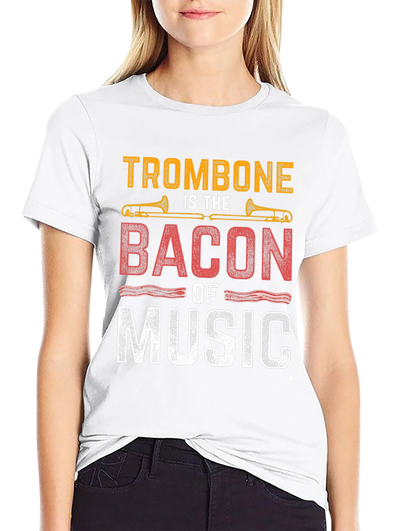 Trombone is The Bacon of Music T-Shirt