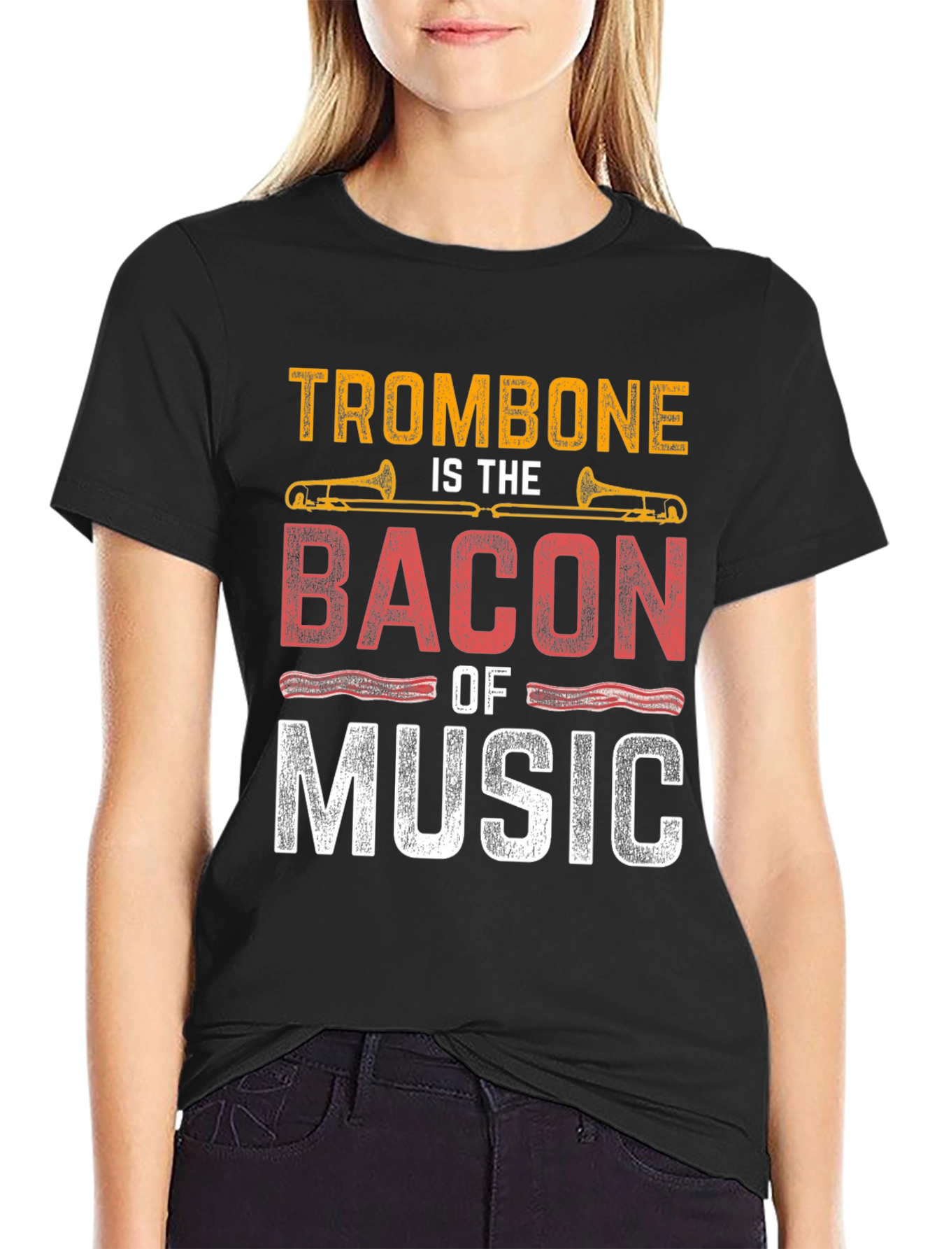 Trombone is The Bacon of Music T-Shirt
