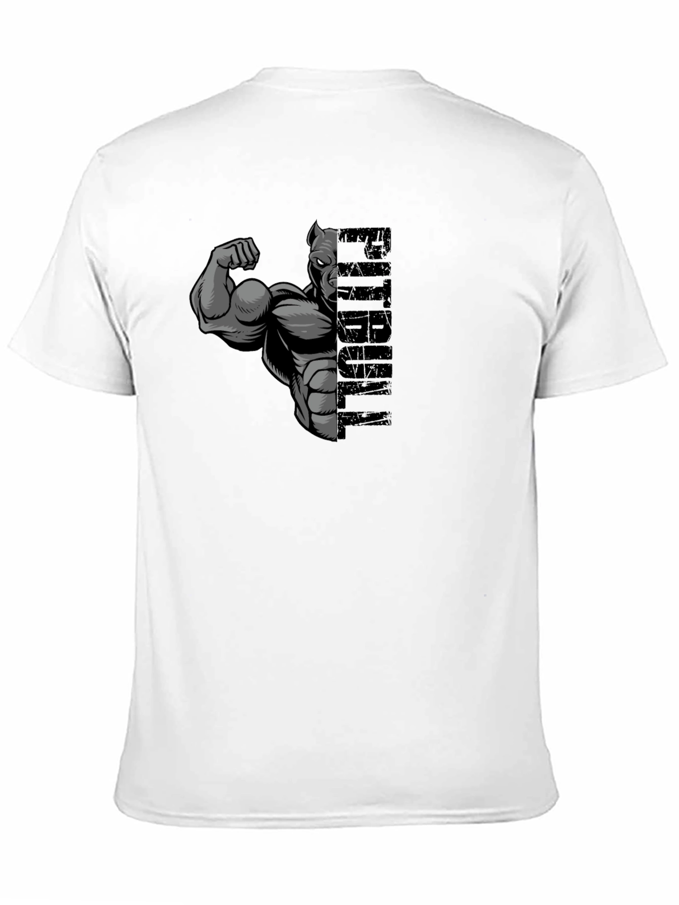 Pitbull Muscle Graphic T-Shirt - Black