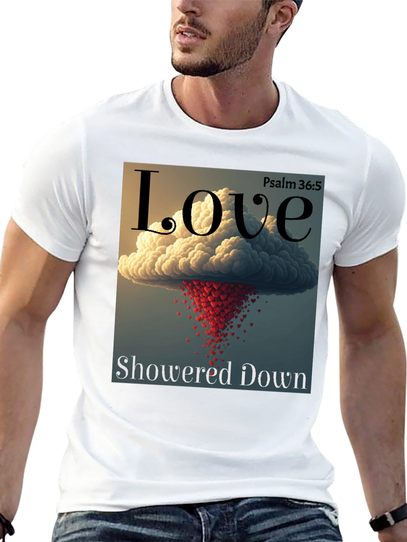 Love Showered Down Graphic T-Shirt