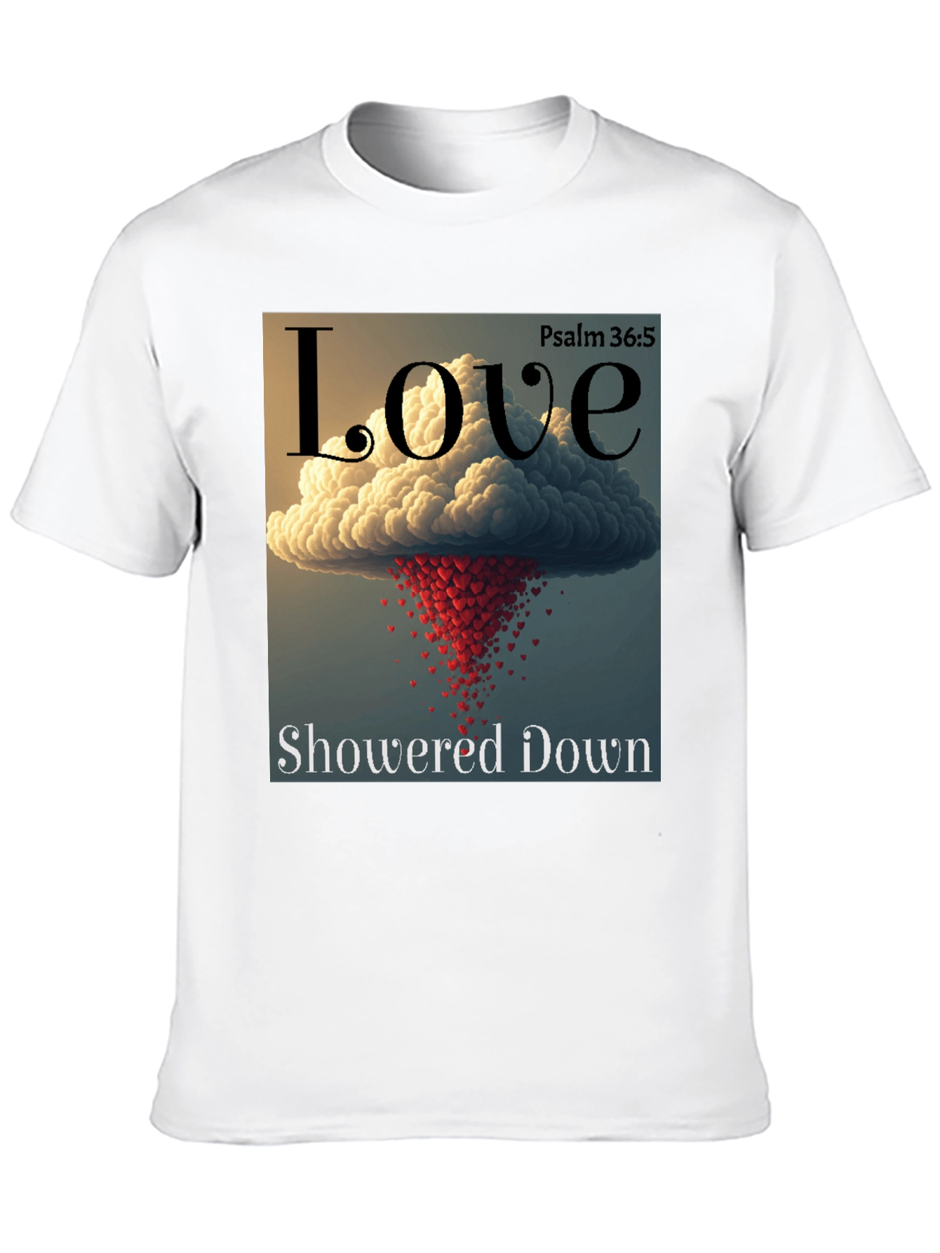 Love Showered Down Graphic T-Shirt