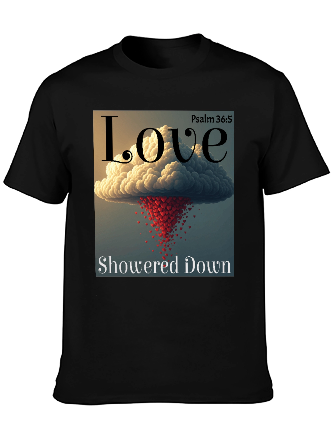 Love Showered Down Graphic T-Shirt