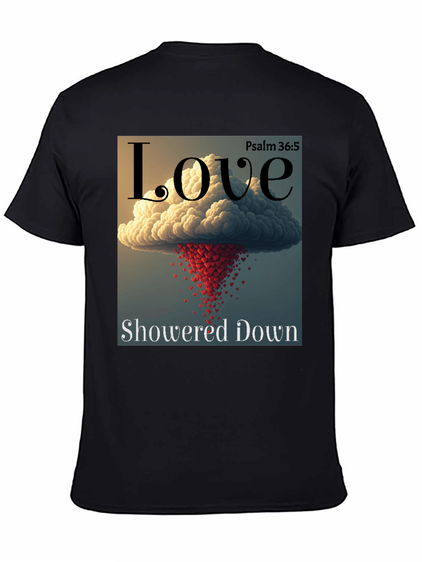 Love Showered Down Graphic T-Shirt