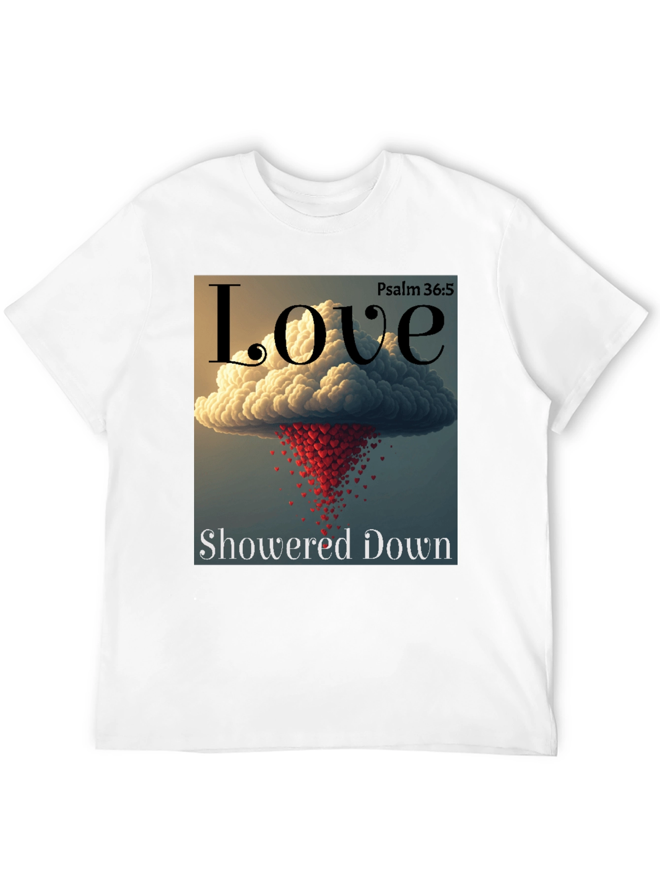 Love Showered Down Graphic T-Shirt