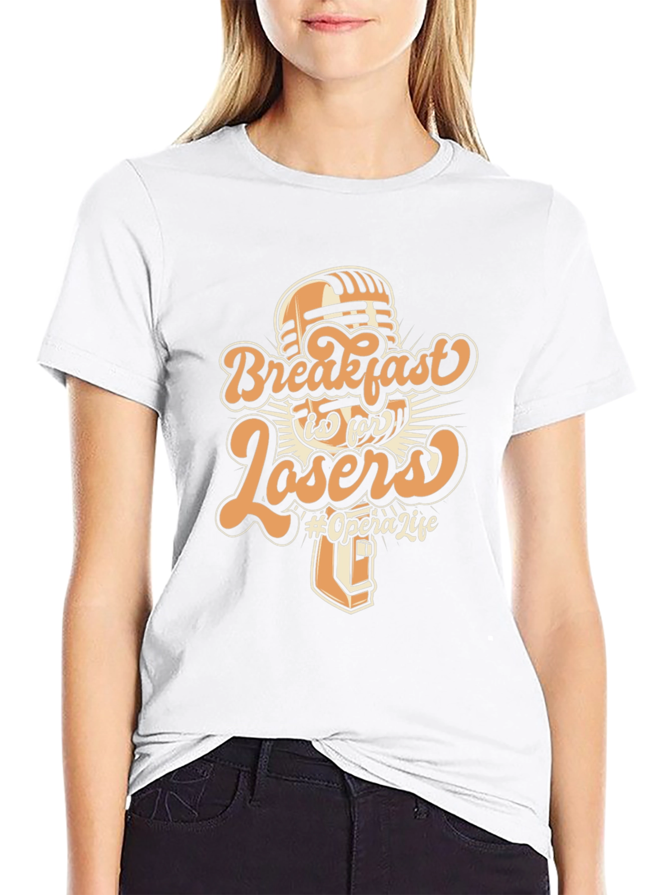 Breakfast is for Losers Graphic Tee