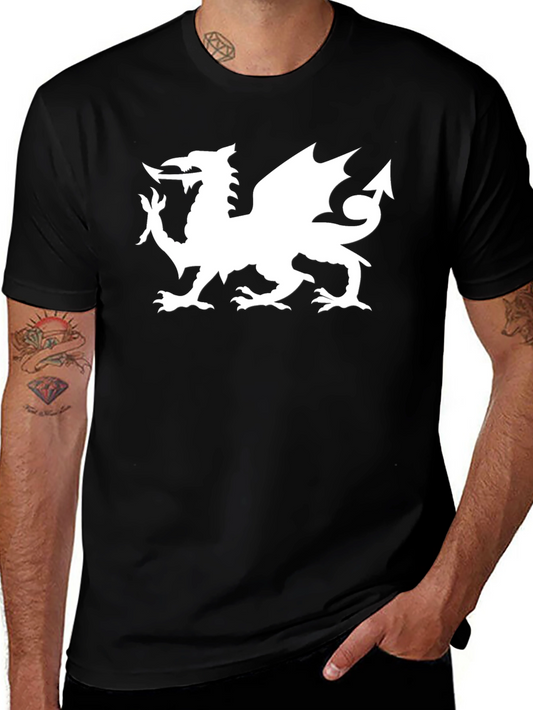 Welsh Dragon Black T-Shirt