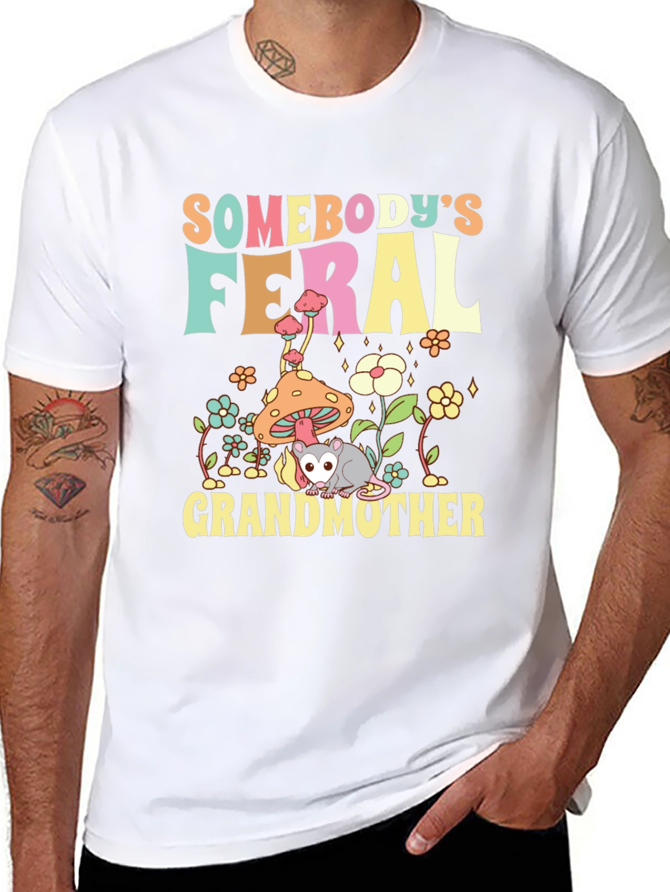 Feral Grandmother Graphic Tee