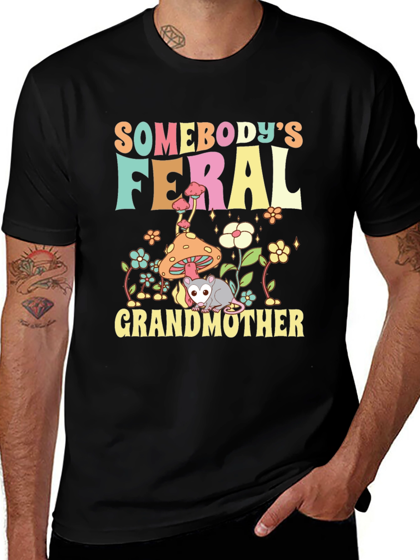 Feral Grandmother Graphic Tee