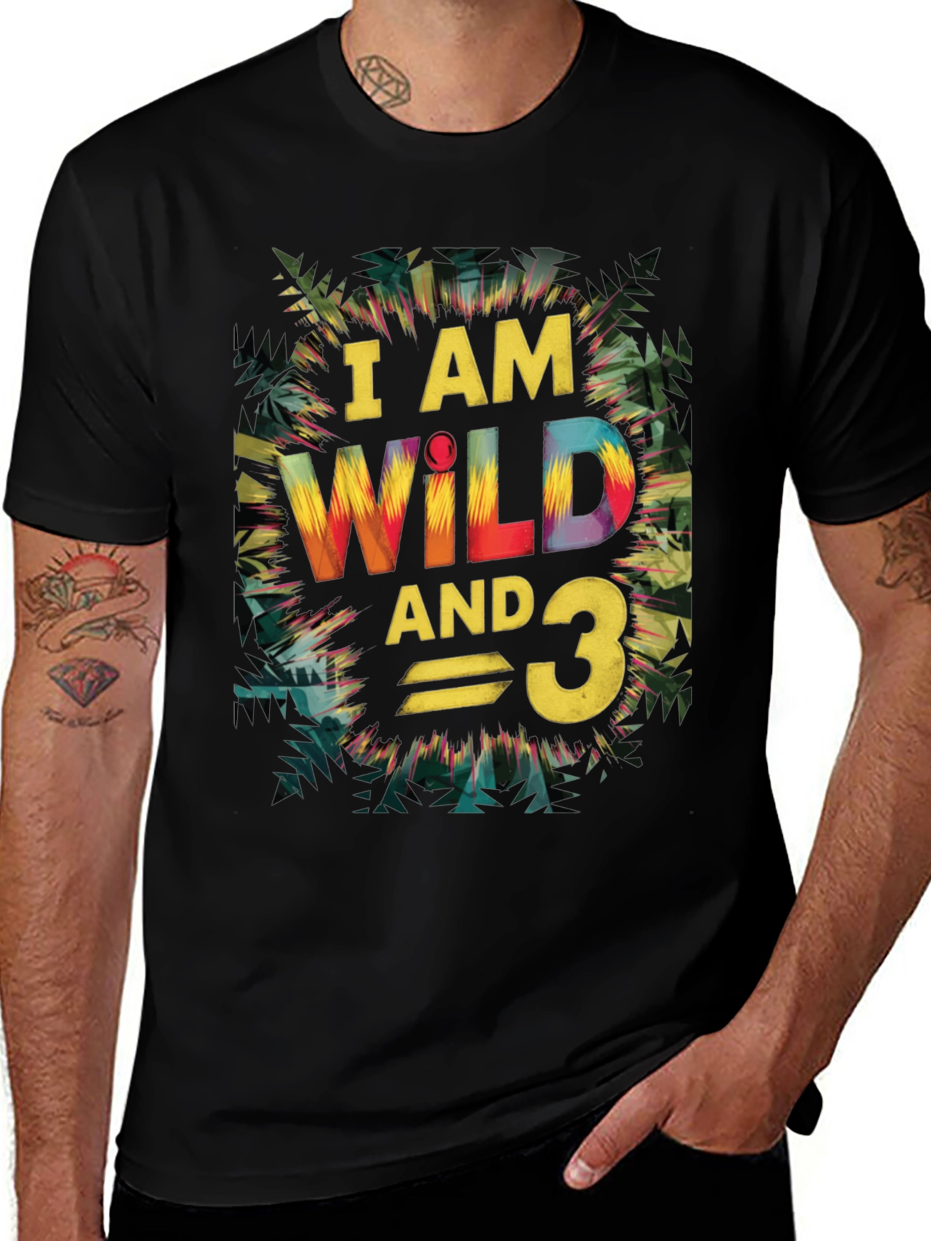 Wild and 3 Birthday T-Shirt