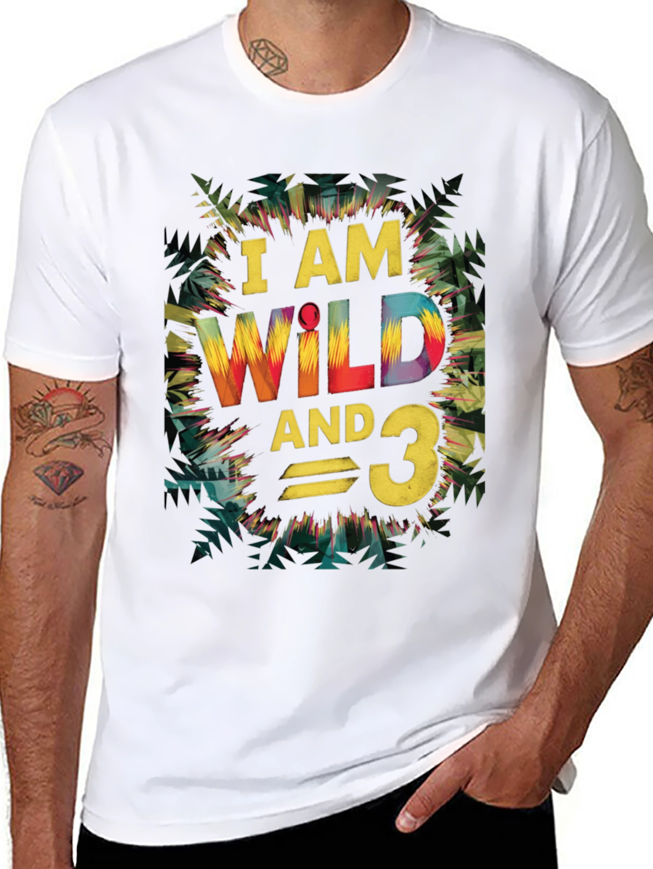 Wild and 3 Birthday T-Shirt