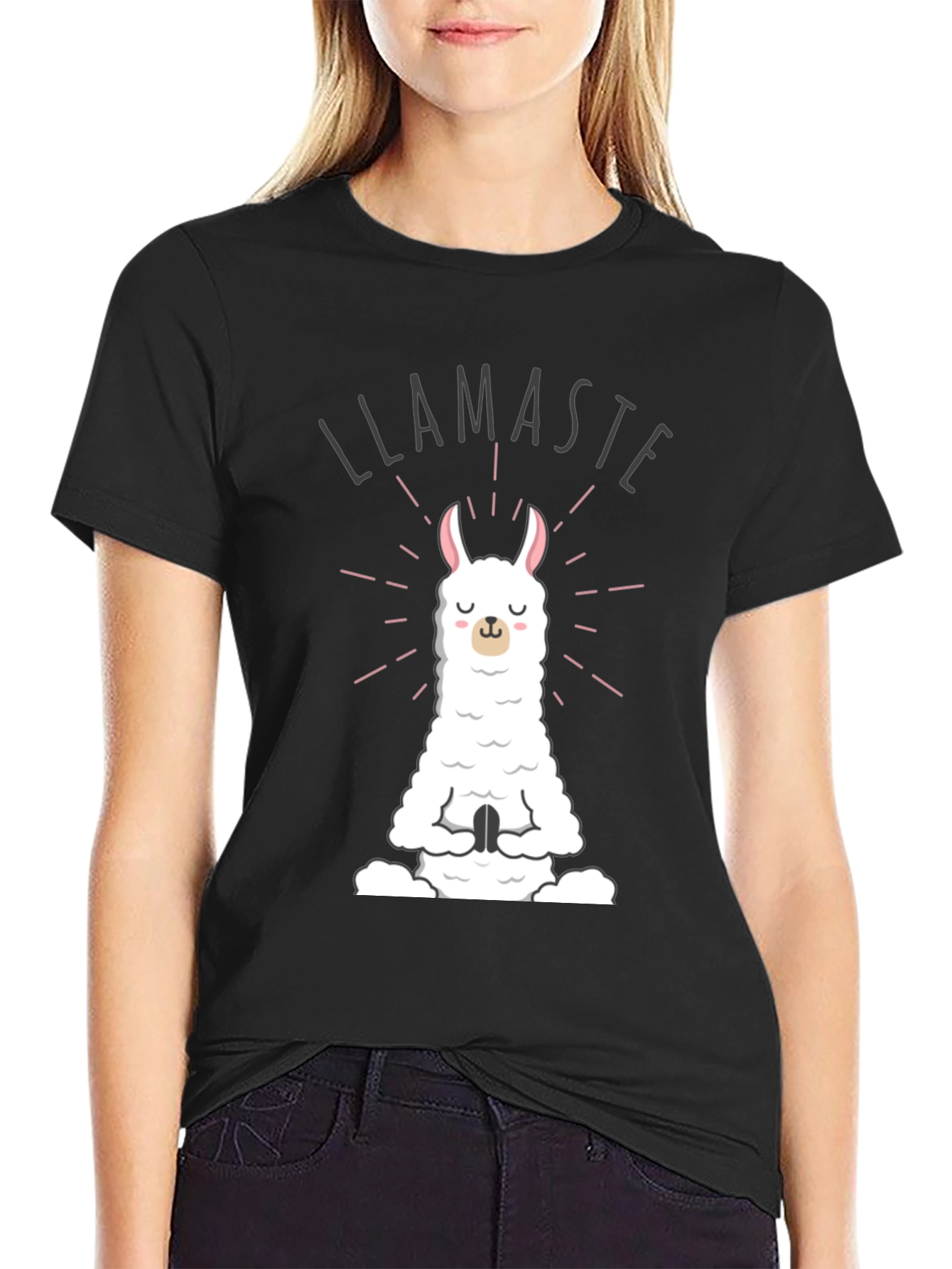 Llamaste Meditation T-Shirt - Funny Yoga Tee