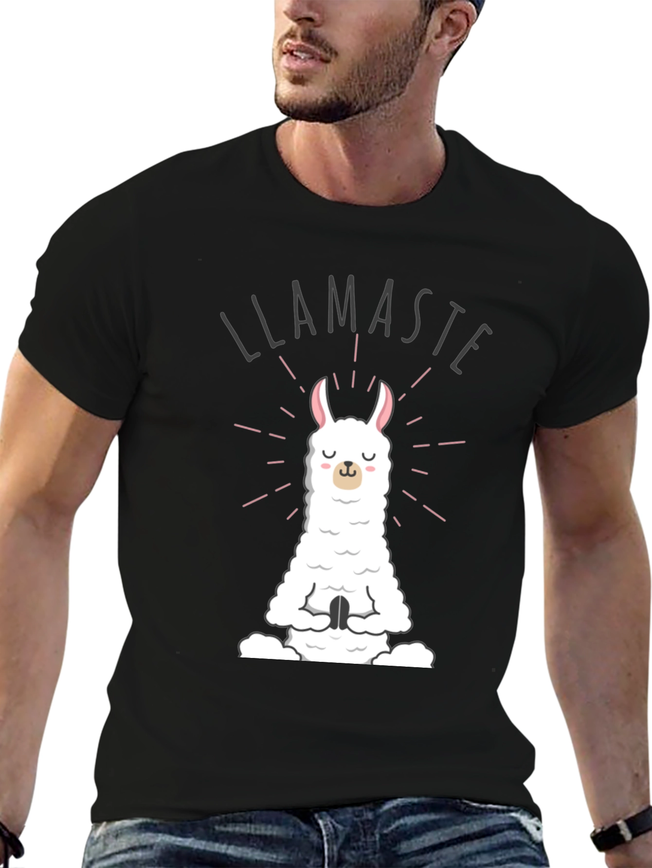 Llamaste Meditation T-Shirt - Funny Yoga Tee
