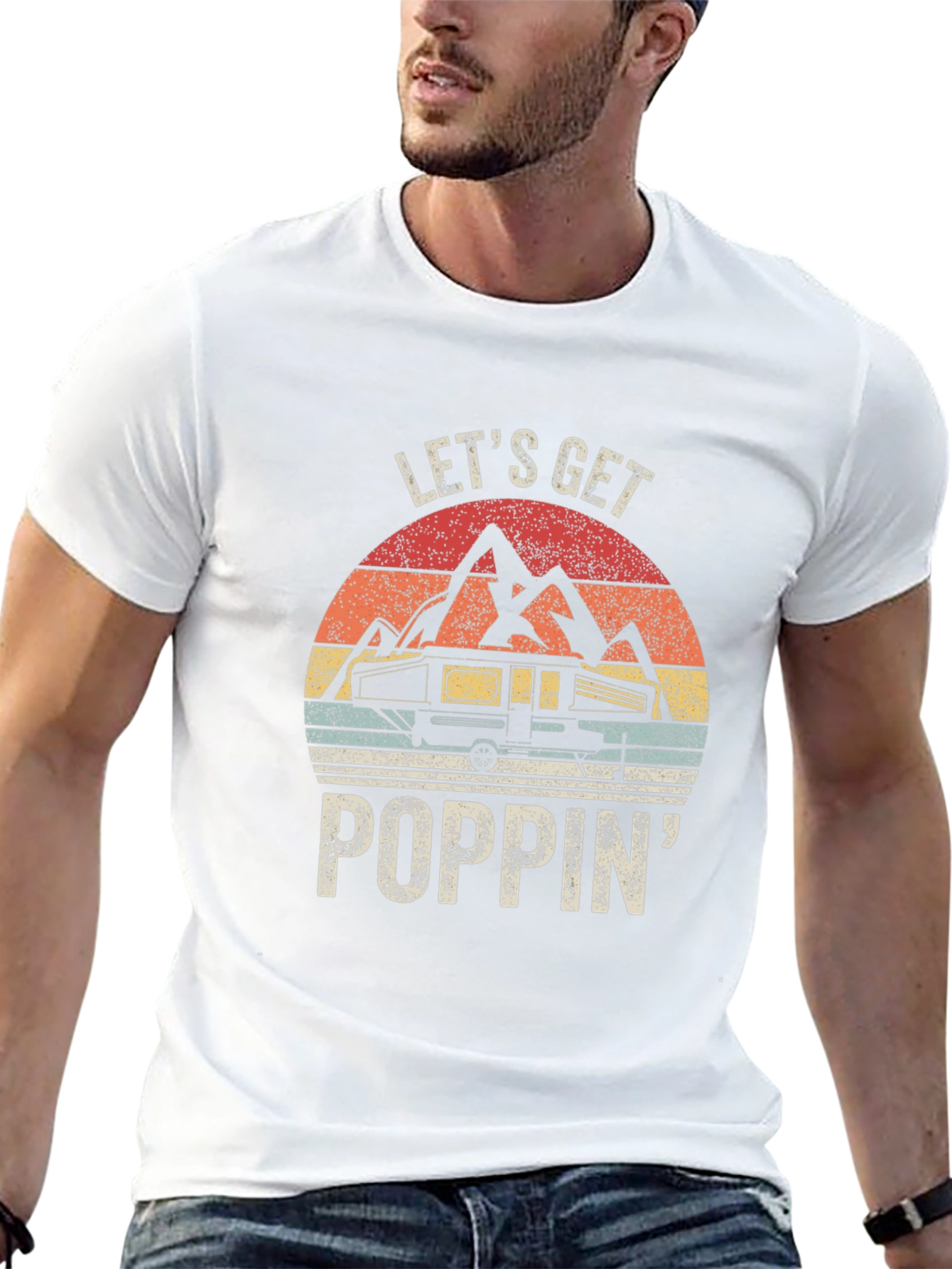 Lets Get Poppin Camping T-Shirt