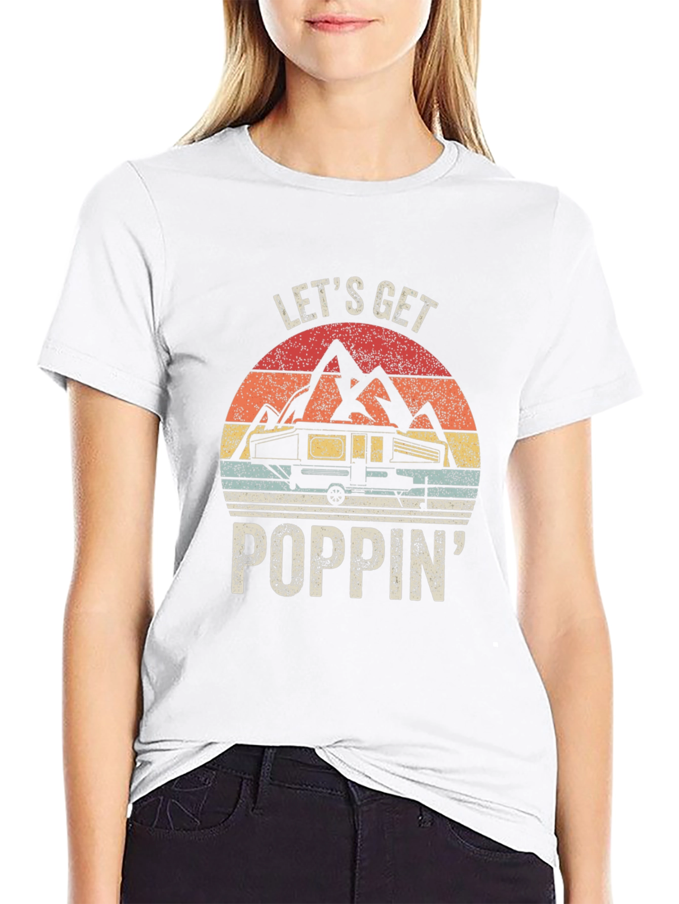 Lets Get Poppin Camping T-Shirt