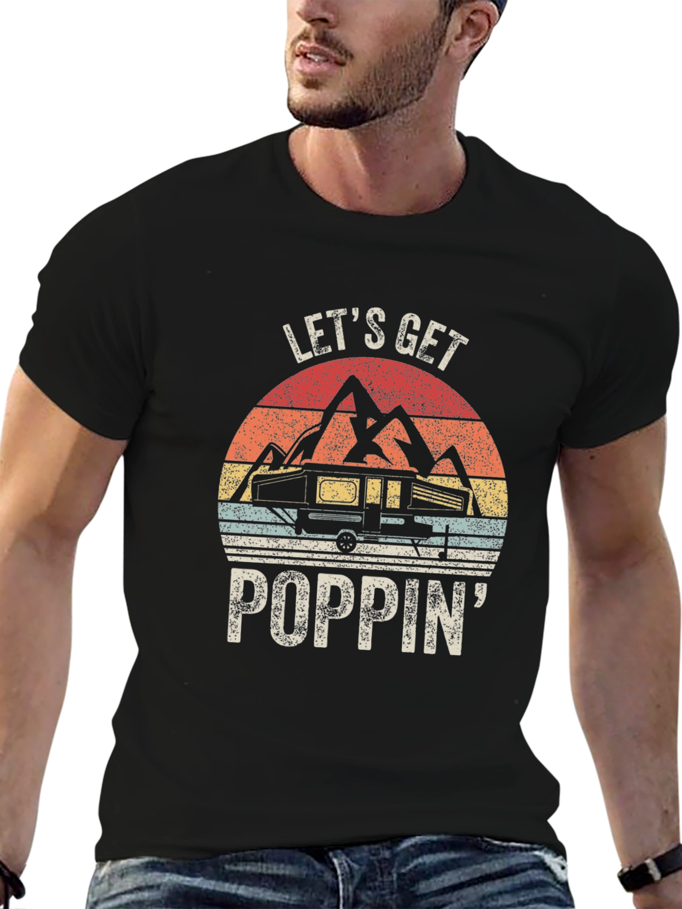 Lets Get Poppin Camping T-Shirt