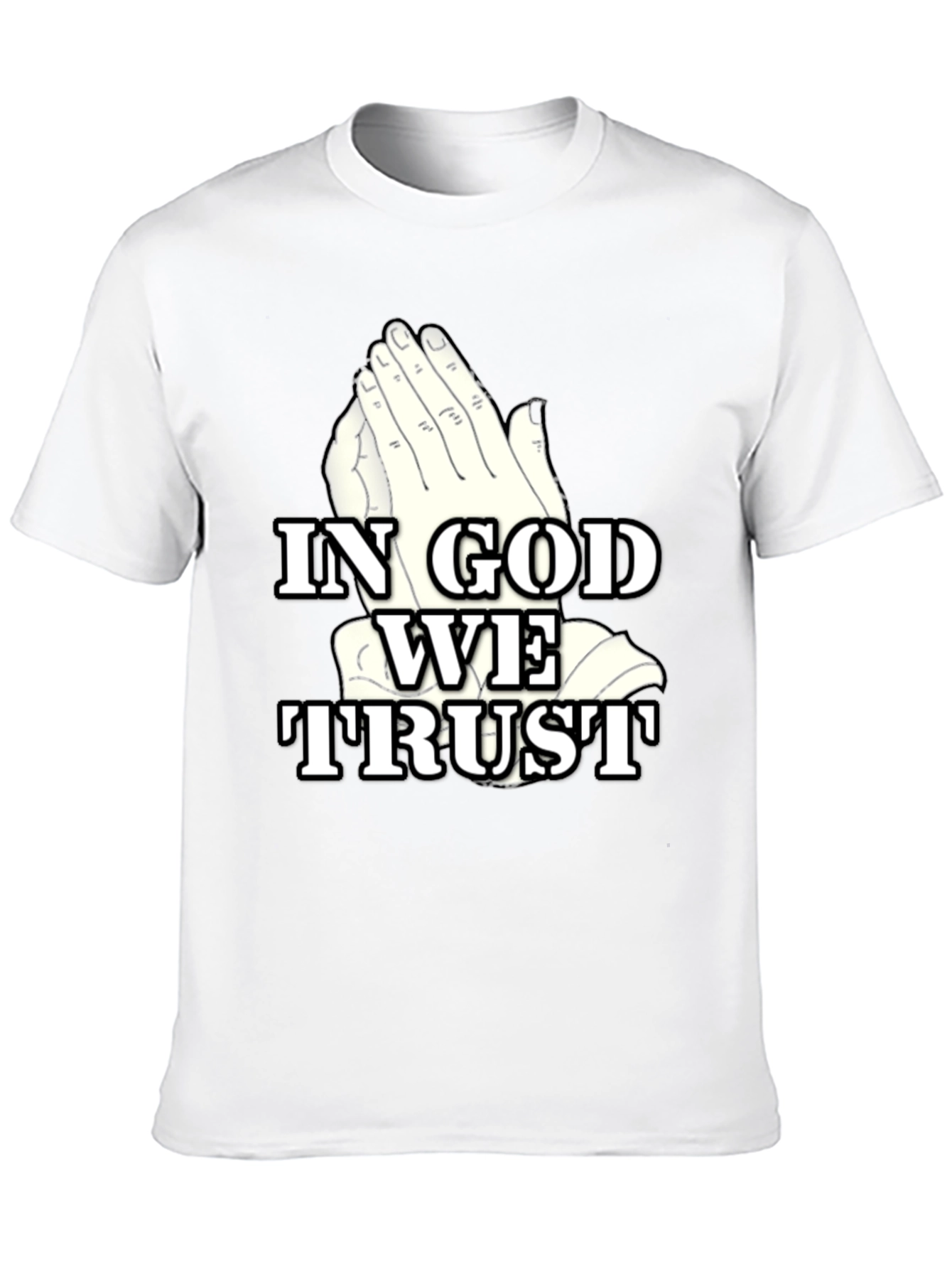 In God We Trust Graphic Tee - Black