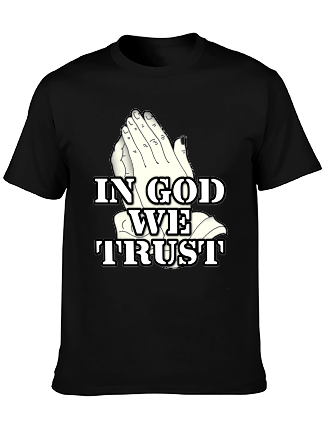 In God We Trust Graphic Tee - Black