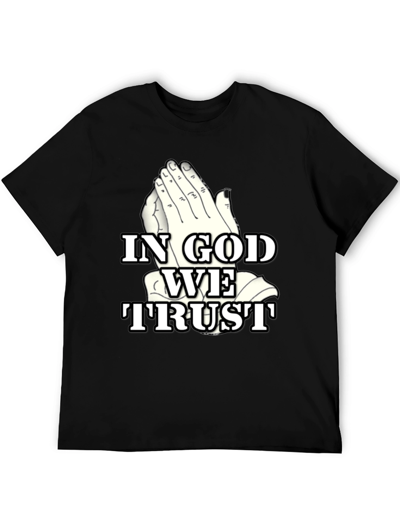 In God We Trust Graphic Tee - Black