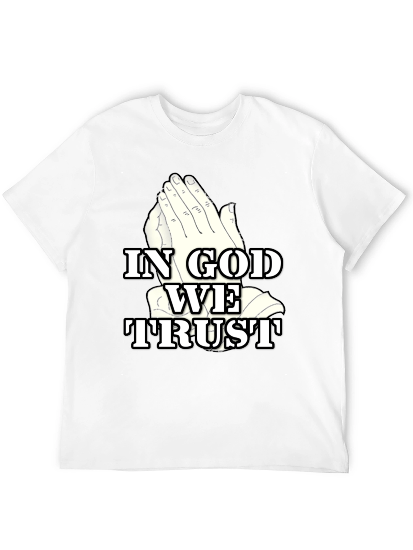 In God We Trust Graphic Tee - Black