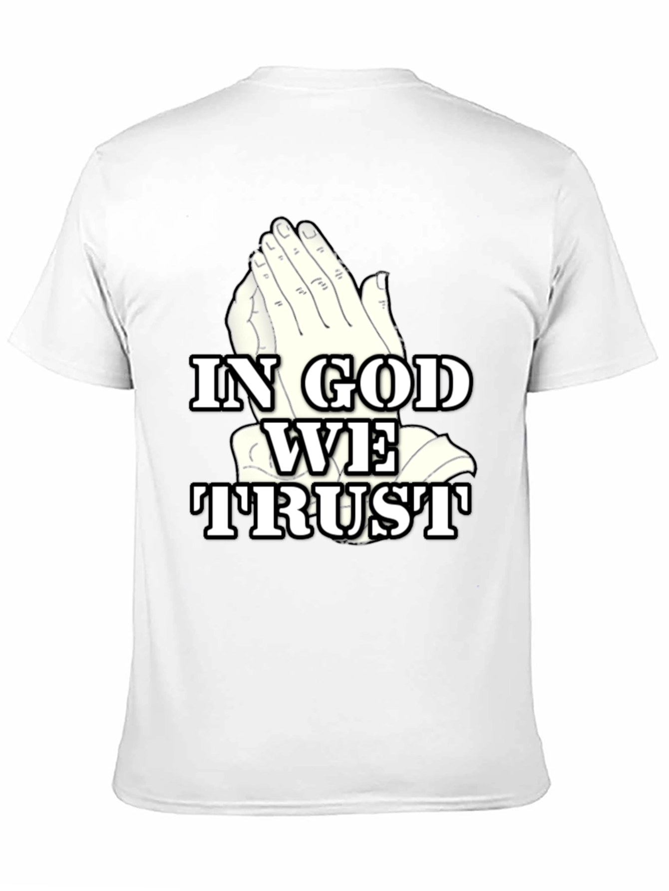 In God We Trust Graphic Tee - Black