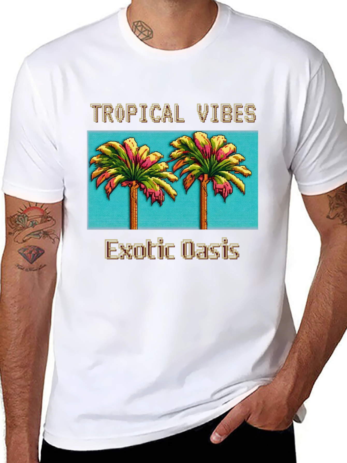 Tropical Vibes Oasis T-Shirt